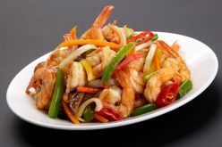 Stir fry με γαρίδες